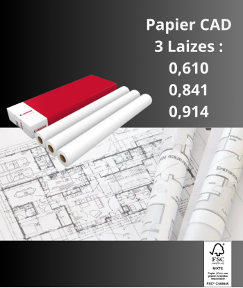 Papier Draft jet d'encre 75gr 50m - IJM009F