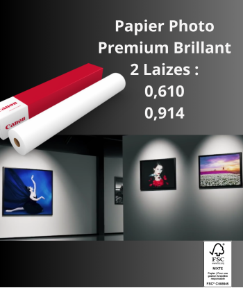 Papier Photo Premium Brillant FSC 280gr 25m - 2941B