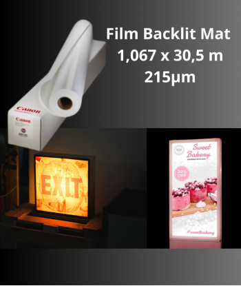 Film Backlit Mat 215µm 30,50m - IJM566